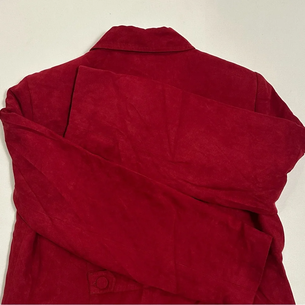 Denver Hanes Cozy Classics Ruban Red Women’s Jacket Size L - Picture 9 of 13